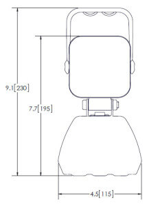 Magnetic Rechargeable LED Worklamp