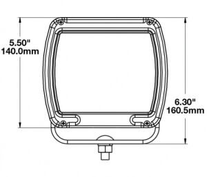 JW Speaker A526XL line drawing