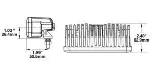 JWS 793 Safety Light line drawing