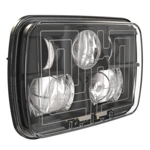 J.W. Speaker 8910 Evolution 2 LED Heated Headlights with Black Bezel