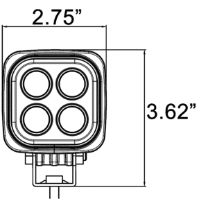 Vision X Dura Mini M4M Driving/Fog Light