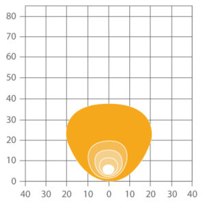 ABL RL LED1000 Compact LED Worklight - Asymmetrical Flood Beam Pattern