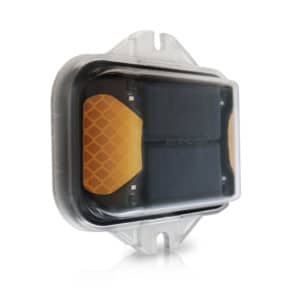 LED Solar Amber Flasher & Warning Light