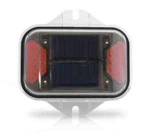 LED Solar Red Flasher & Warning Light