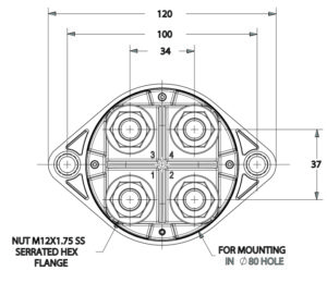 Cole Hersee TR Series Manual Battery Disconnect Switches