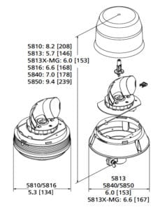 ECCO 5800 Halogen Rotator Series