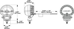 J.W. Speaker Model 777 GEN 2 – LED Forklift Warning Light & ARC Safety Light