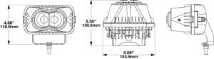 J.W. Speaker Model 560 Warning Projector Light - line drawing